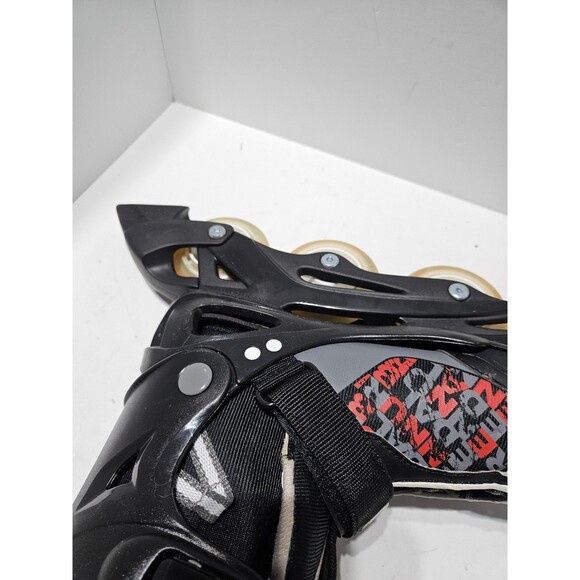 Bladerunner Inline Roller Skates Youth Adjustable Size 5-8 Black Red - Picture 8 of 16